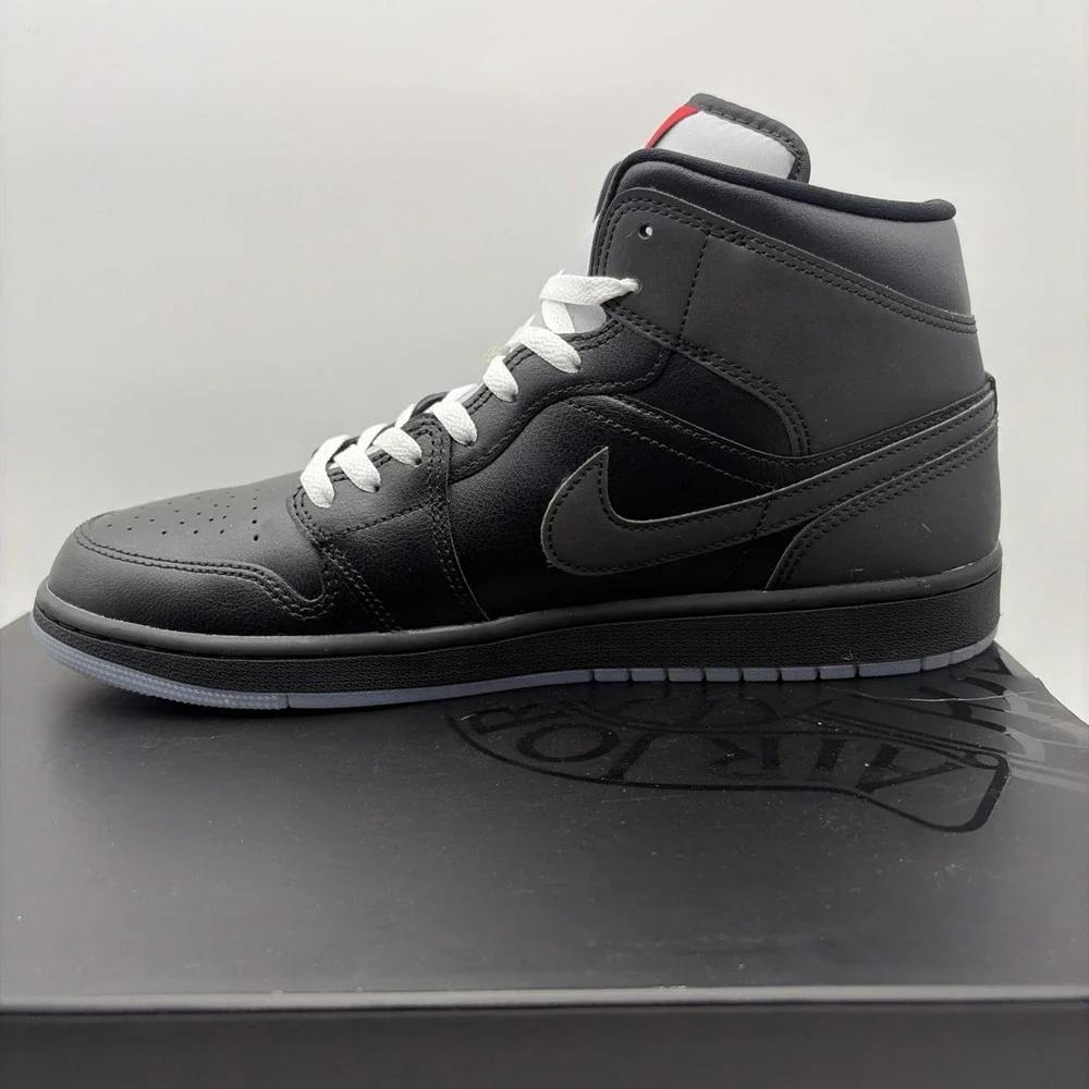 Jordan Air Jordan 1 SE Mid Black Metallic Reimagined HV5177-010 Mens Size 12